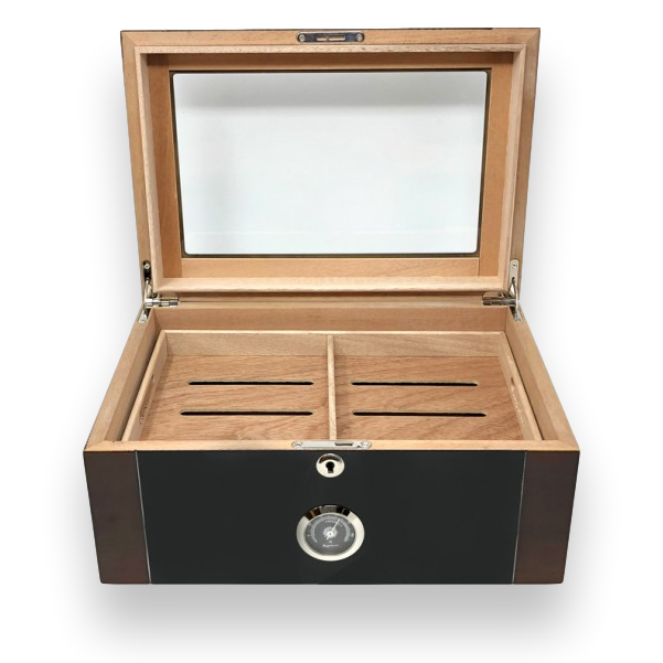 Prestige Berkeley II 100-Cigar Desktop Humidor  - Interior Front