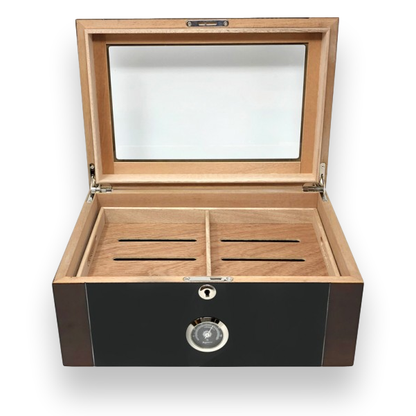 Prestige Berkeley II 100-Cigar Desktop Humidor  - Interior Front