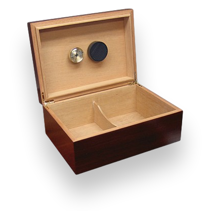 Prestige Executive 50-75 Cigar Desktop Humidor  - Interior Front