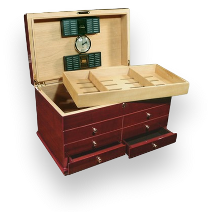 Prestige Landmark 300-Cigar Desktop Humidor  - Interior