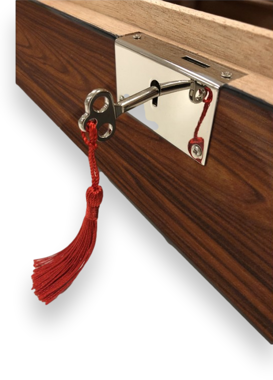 Prestige Salvador 250-Cigar Desktop Humidor  - Keys