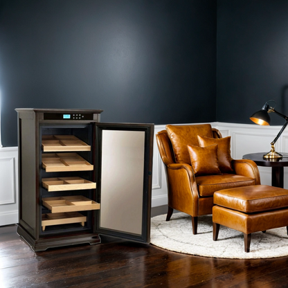 Prestige Redford Espresso 1,250-Cigar Electric Humidor - Lifestyle