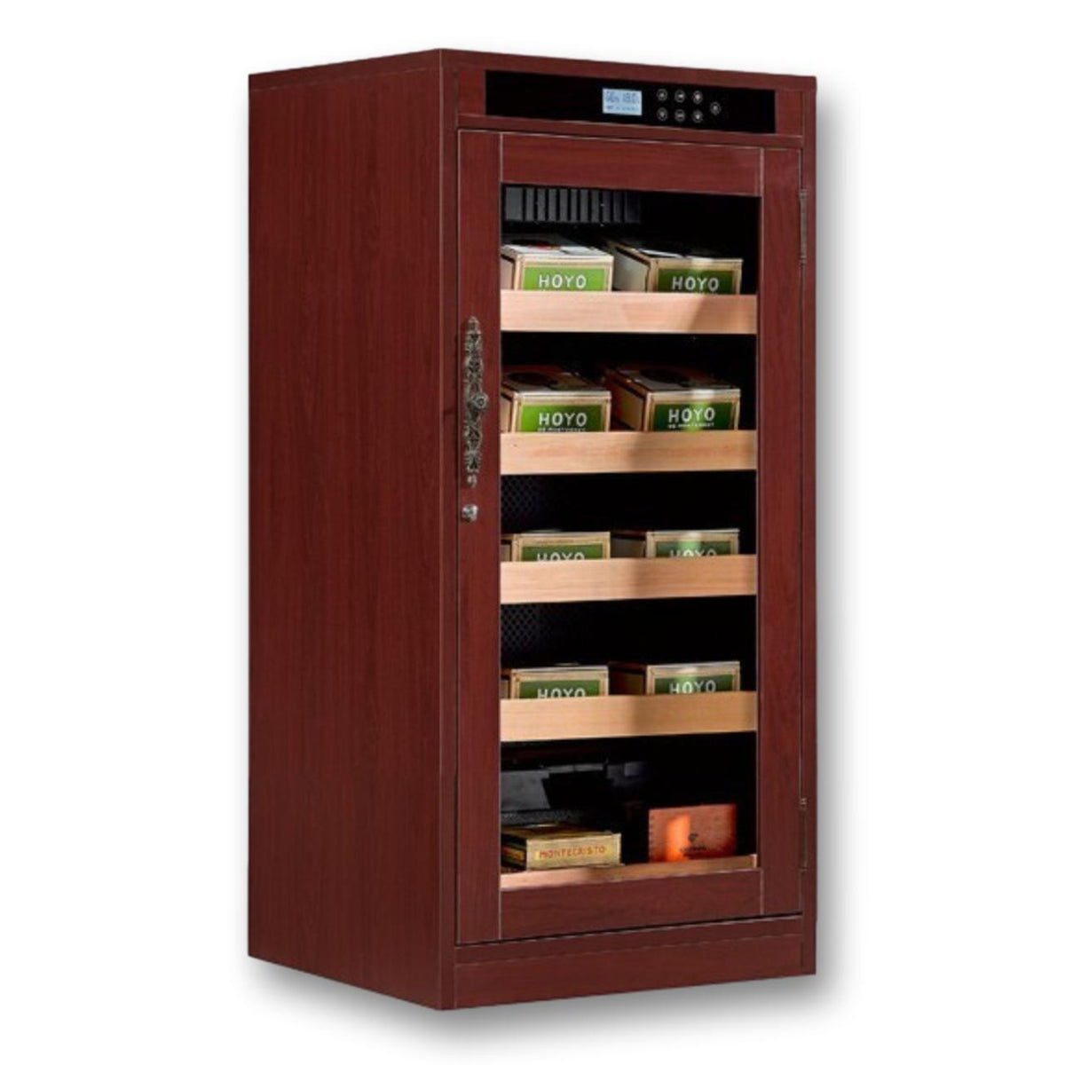 Prestige Redford Lite Custom Finishes 1,250-Cigar Electric Humidors - Cherry - Main Image - Front