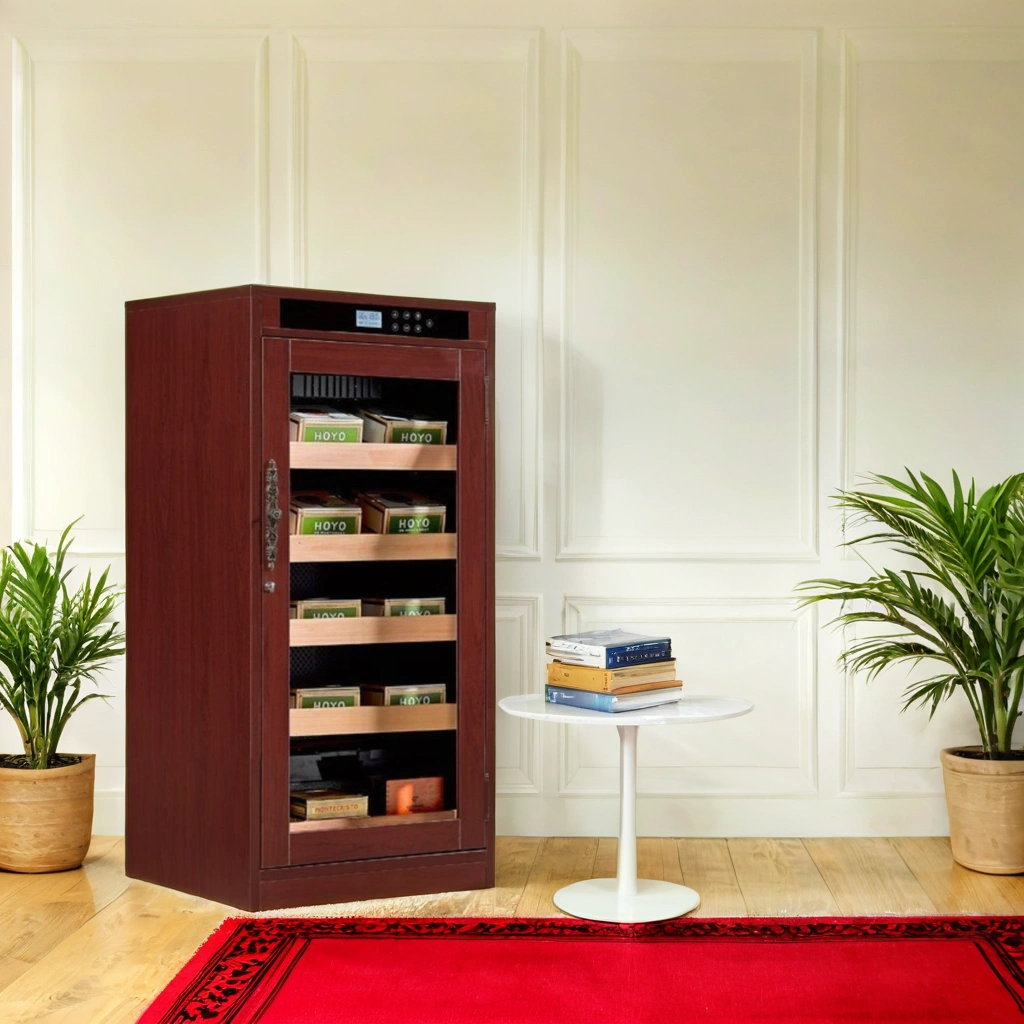 Prestige Redford Lite Custom Finishes 1,250-Cigar Electric Humidors - Cherry - Lifestyle