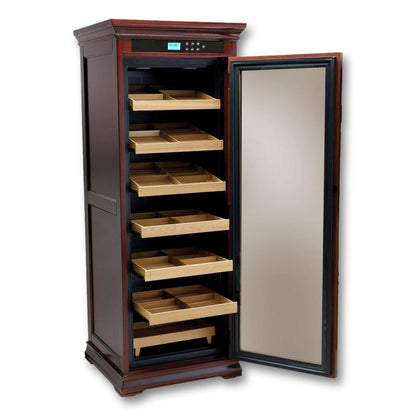 Prestige Remington 2,000-Cigar Electric Humidor - Front with Door Opened