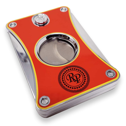 Rocky Patel Diamond Series Guillotine Double-Blade Cigar Cutter - Red - Exterior Front