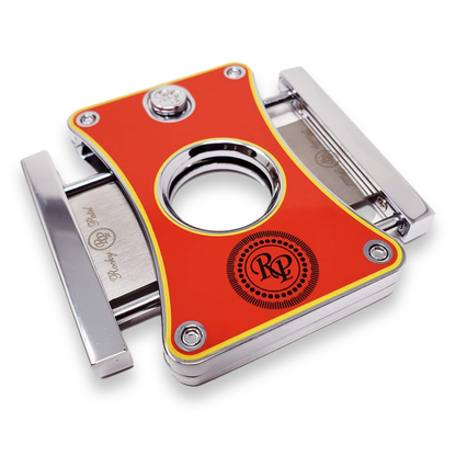 Rocky Patel Diamond Series Guillotine Double-Blade Cigar Cutter - Red - Interior Front