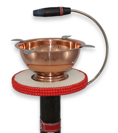 Stinky Cigar Metal Stand  - Exterior Side with Cigar