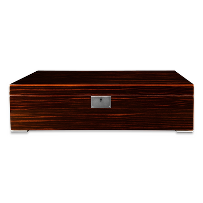 Humidor Supreme Valentino High Lacquer 250-Cigar Desktop Humidor - Front Closed Lid