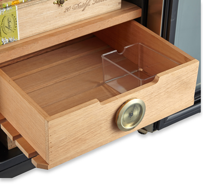 Whynter CHC-120S Stainless Steel 250-Cigar Cooler Humidor 1.2 cu. ft.  - Interior Humidity Tray