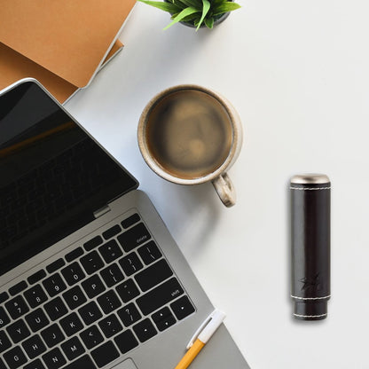 Xikar Envoy 1-Finger Hard Cigar Cases - Black - Flatlay
