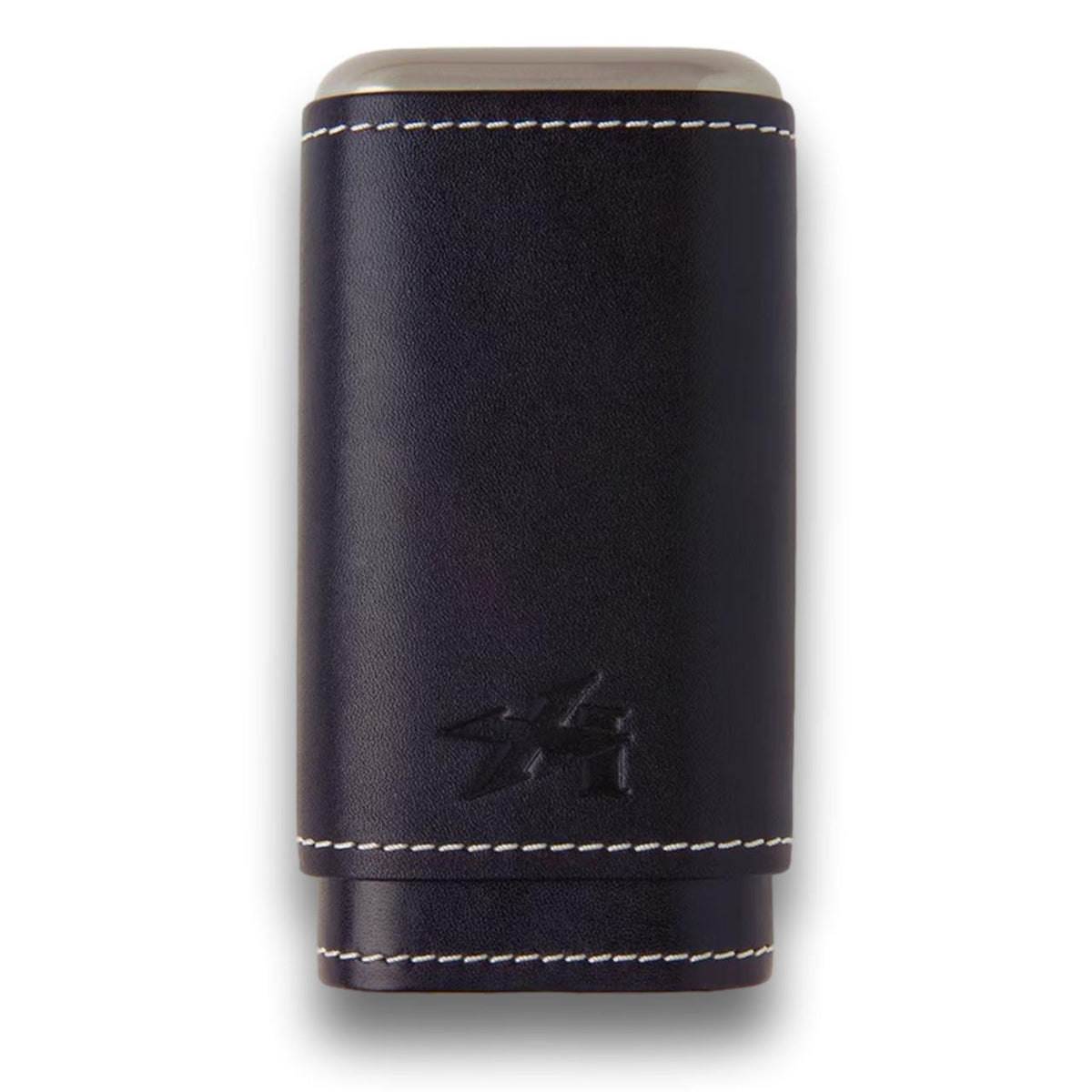 Xikar Envoy 3-Finger Hard Cigar Cases - Black - Main Image- Front Side