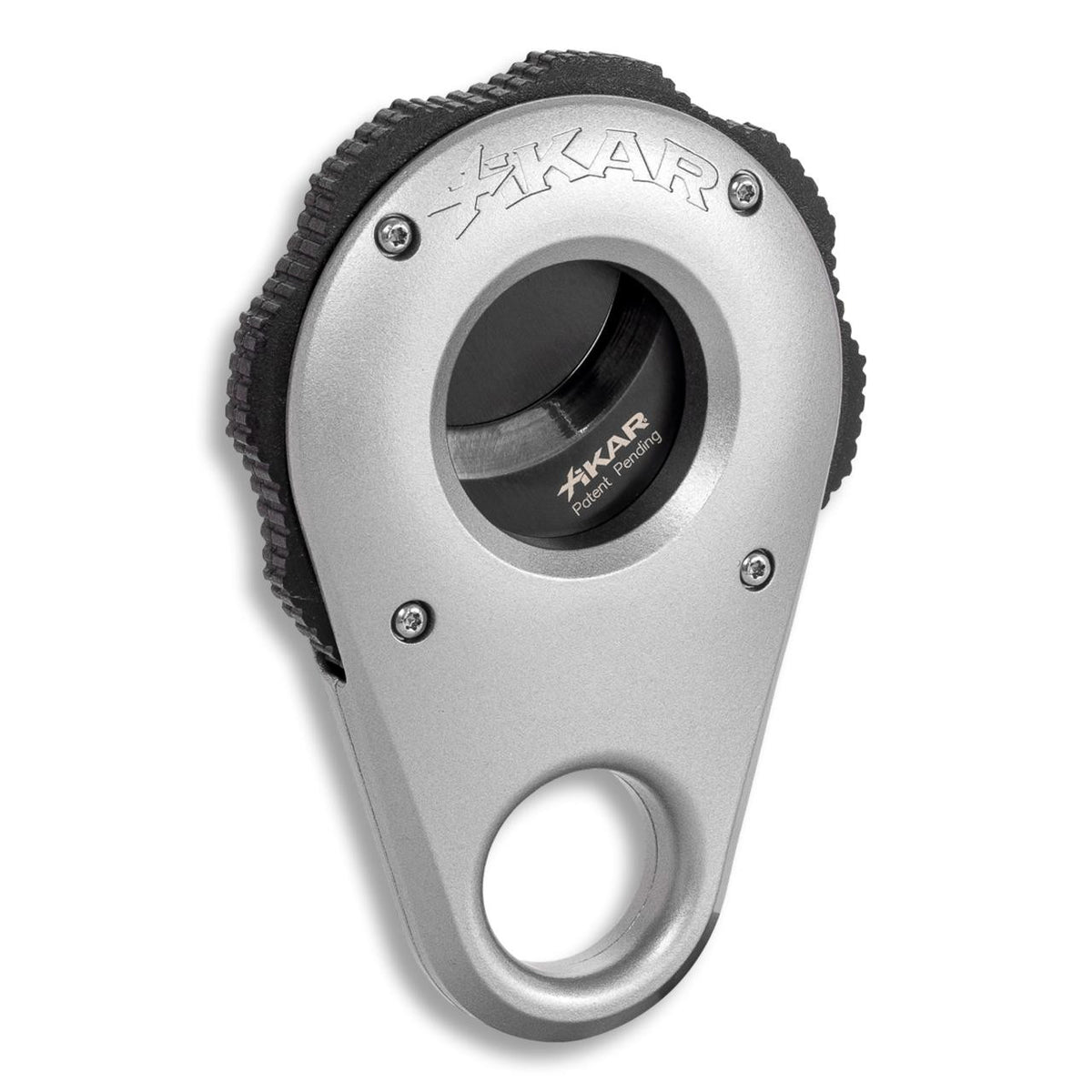 Xikar Revolution Xi 360 Double Blade Cigar Cutters - Silver - Right Facing Closed