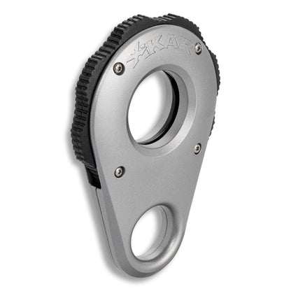 Xikar Revolution Xi 360 Double Blade Cigar Cutters - Silver - Right Facing Opened