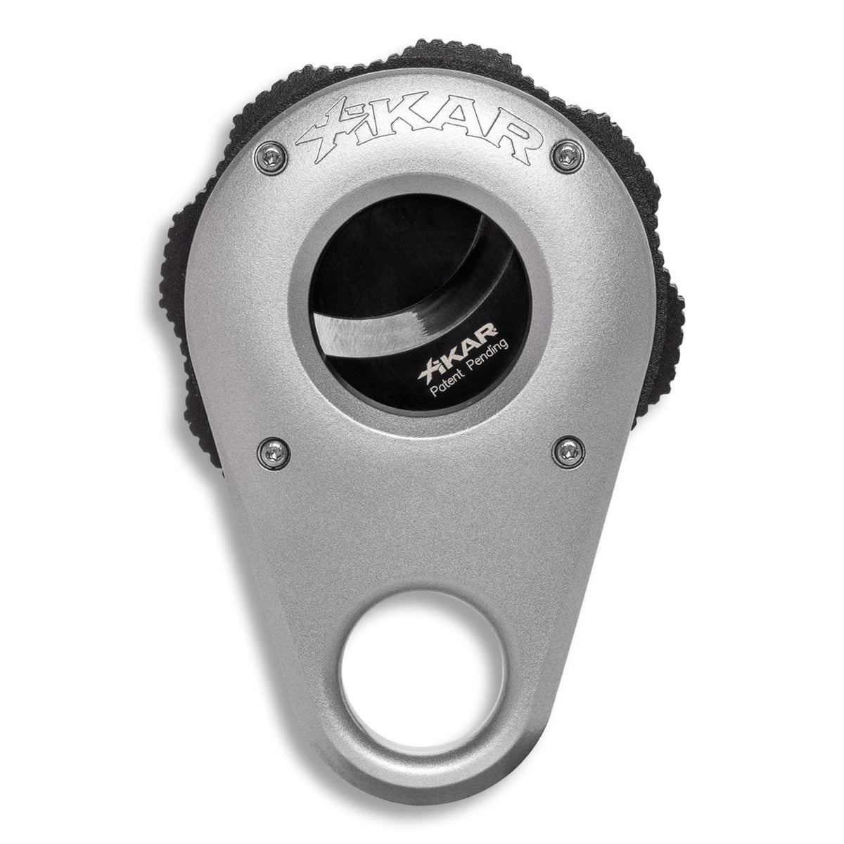 Xikar Revolution Xi 360 Double Blade Cigar Cutters - Silver - Main Image -Front Side