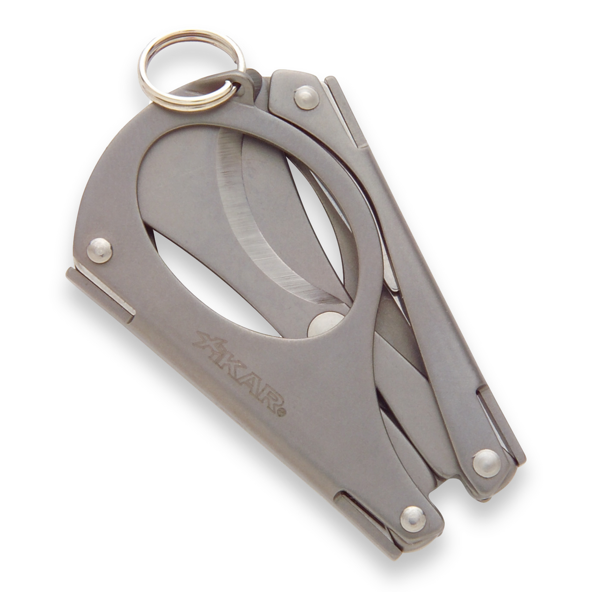 Xikar MTX Multi-Tool Cigar Scissors Cutter - Bead Blast - Exterior Front