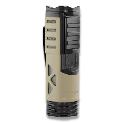 Xikar Tactical 1 Torch Flame Single Jet Cigar Lighter - Flat Dark Earth  - Right Side Facing