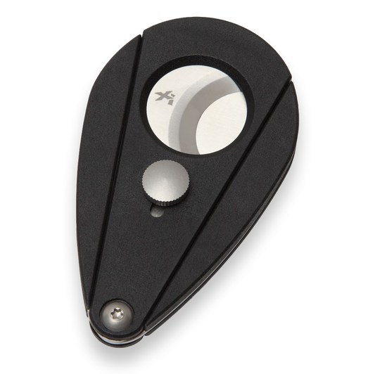 Xikar Xi2 Guillotine Cut Double-Blade Cigar Cutter - Noir Black - Exterior Front