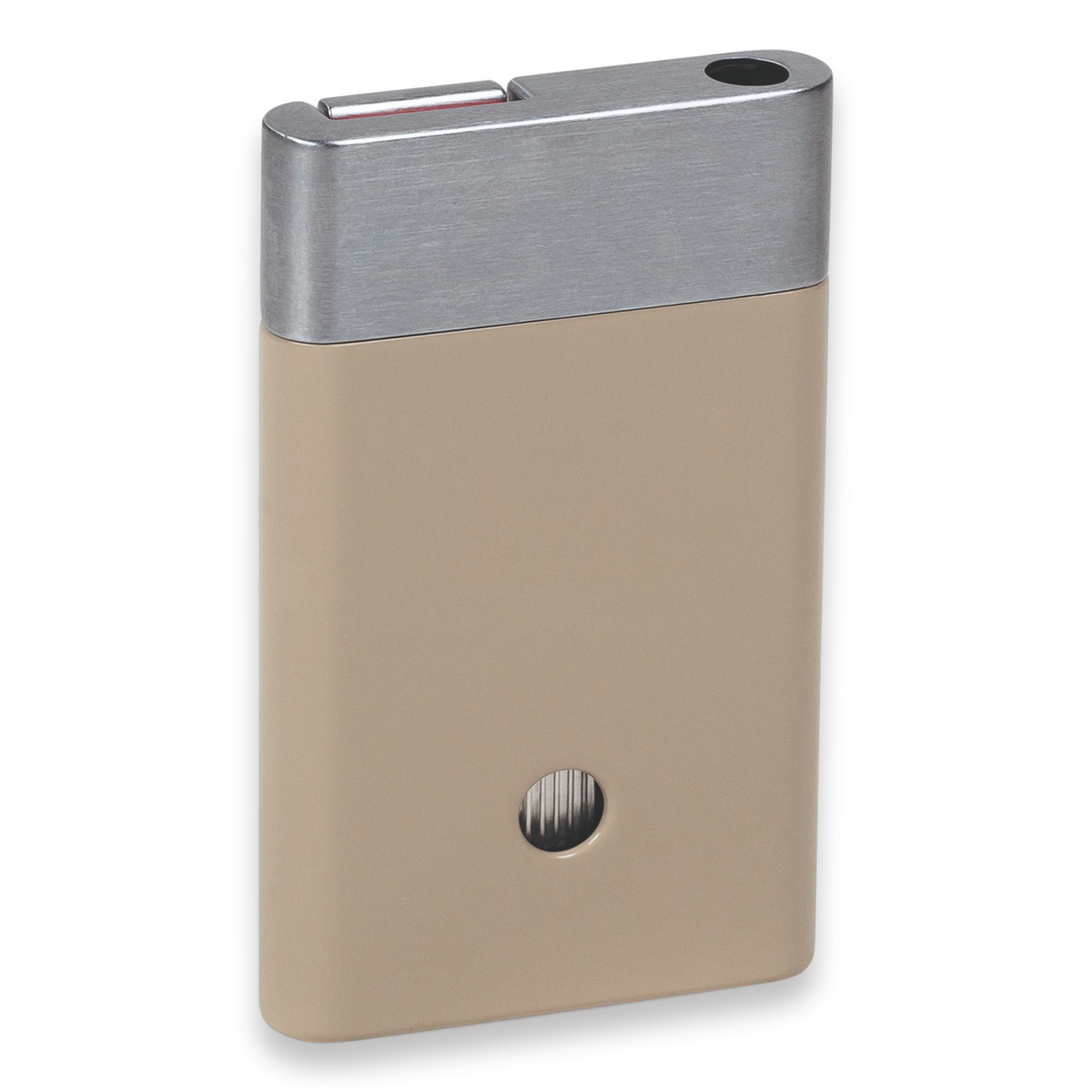 Zino Davidoff ZS Torch Flame Single Jet Cigar Lighter - 2020 Series - Beige and Red - Exterior Back Side