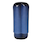 Blue cigar travel case with a textured surface on a black background