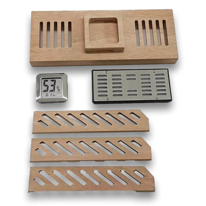 Prestige Elevate 150-Cigar Desktop Humidors - Rio Rosewood - Trays and Accessories